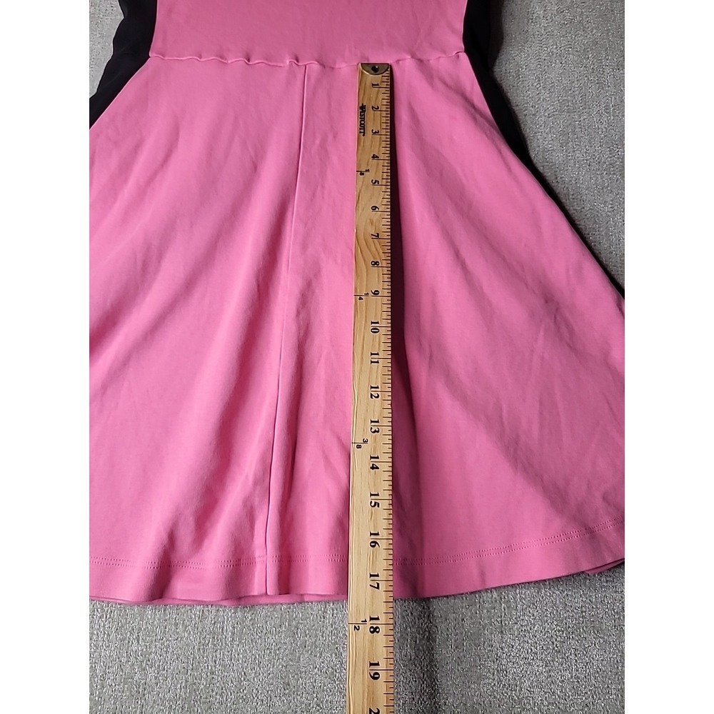 New York And Company Pink & Black Color Block Fit & Flare Womens Small Dress - Picture 8 of 14